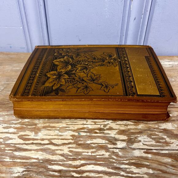 Antique Sir Walter Scott Poetical Works Illustrated Poetry Book Late 1800s HB - Picture 6 of 16